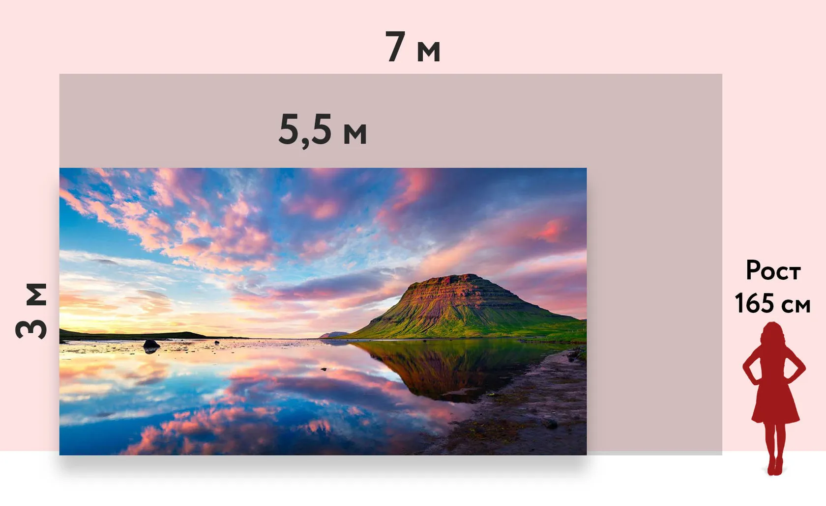 Светодиодный экран 5.5x3 м